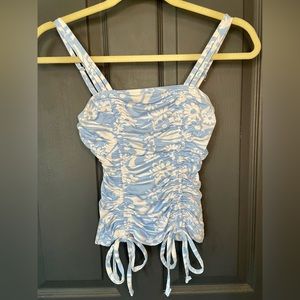Flower pattern top